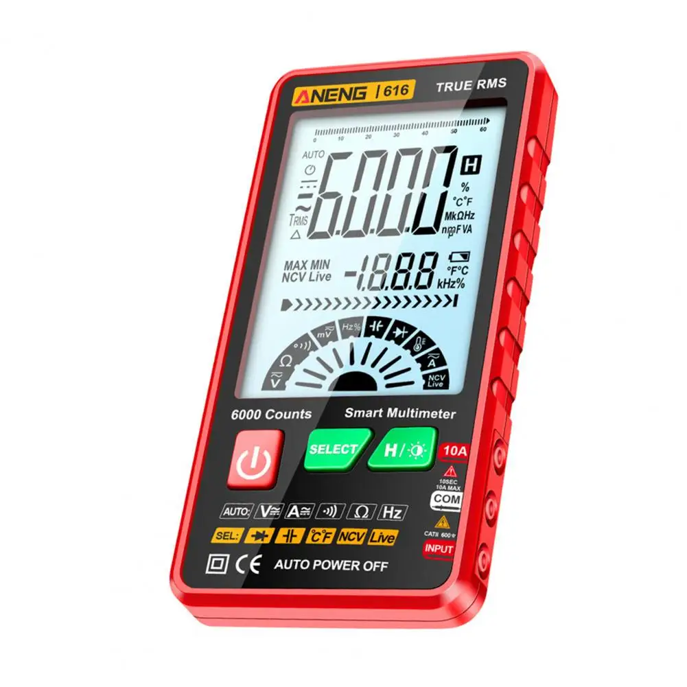 

1 Set Mini LCD Digital Display Auto Shut-down Multifunctional Capacitor Multimeter for Electric Industry