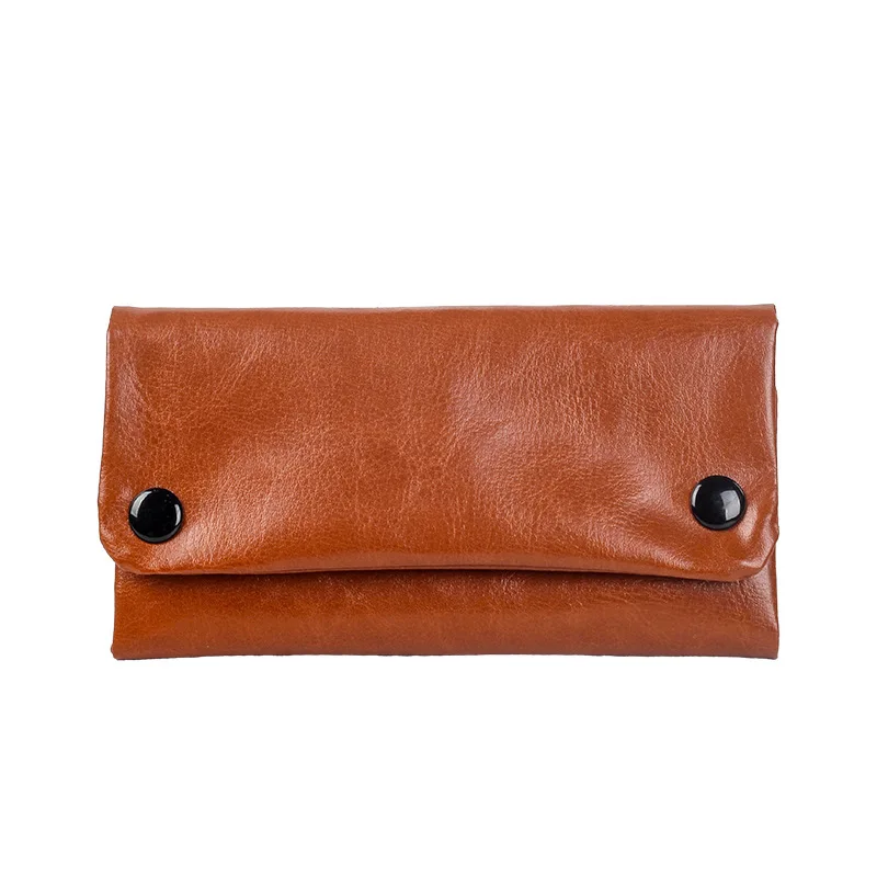 Tobacco Pouch PU Leather Case with Rolling Paper Dispenser Smoking Accessories for Rolling Cigarette Men's Gift tobacco smoking accessories