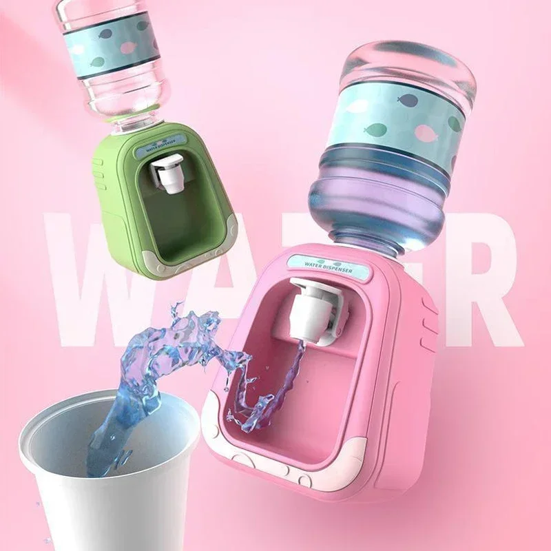 Mini Water Dispenser Baby Toy Drinking Water Cooler Lifelike Cute Children Cosplsy Props Home Decor Ornament Home Accessories 3