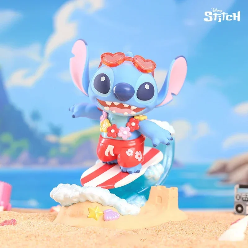 

Disney Стич динамическая уличная серия таинственная коробка милая фигурка Коллекционная модель детские игрушки глухая коробка комната Декор день рождения