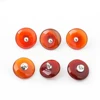 12mm Natural Stone Agate Shank Buttons Vibrant Onyx Round Gemstone Button for Scrapbooking DIY Sweaters Home Sewing Accessories 5