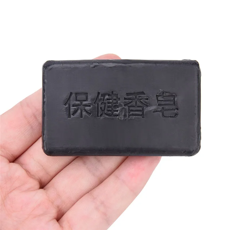 1XBee bamboo charcoal soap face body clear anti bacterial tourmaline health soap