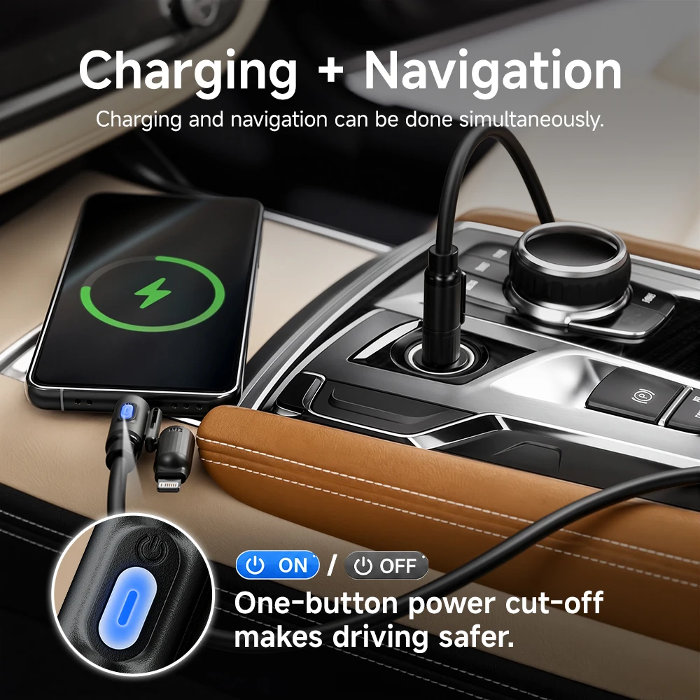 240W 원클릭 전원 차단 1.5m 초고속 충전 데이터 케이블 USB-C to Type-C