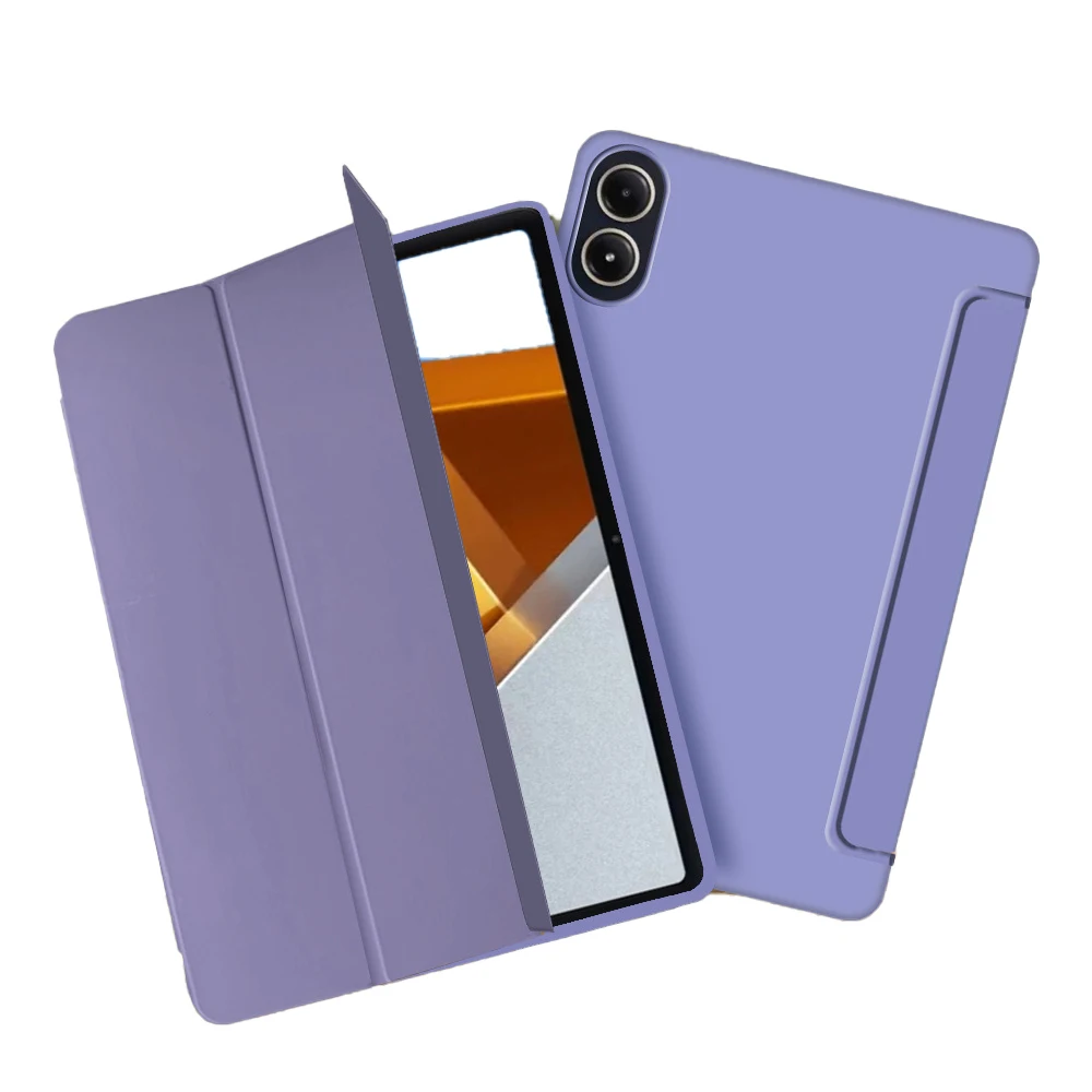 Premium Magnetic Smart Tablet Case, Triple-Fold Soft Shell, TPU Material, 12.1-Inch Compatible