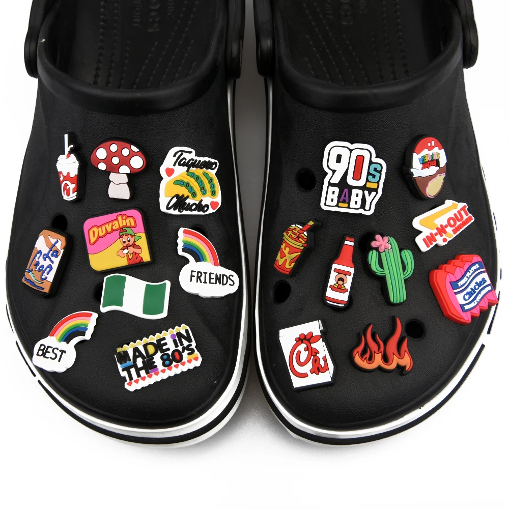 Мексиканские Женские Подвески для обуви флаг Мексики украшения браслет с