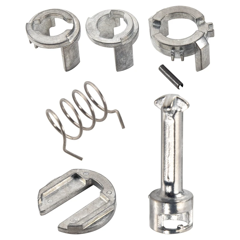 Car Front Left & Right Door Lock Cylinder Repair Kit Replacement 51217035421 for BMW X3 E83 X5 E53