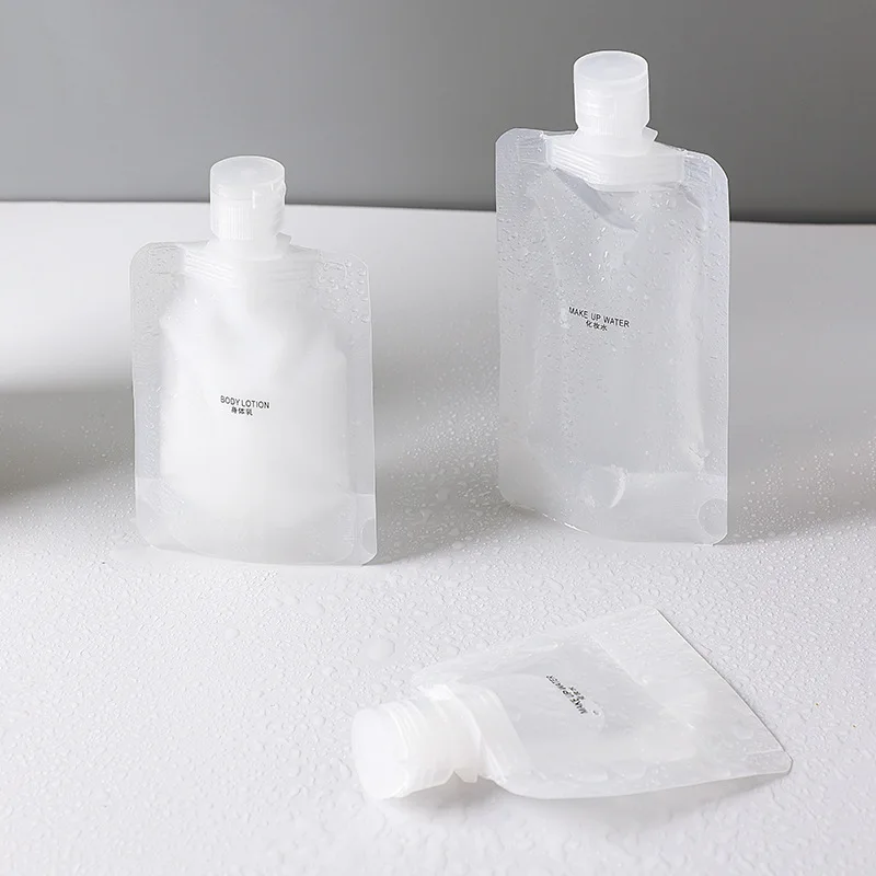 Cosmetic Lotion 10Pcs 30/50/100ML Thickened Travel Subpackage Shower Gel Shampoo Portable Facial Cleanser