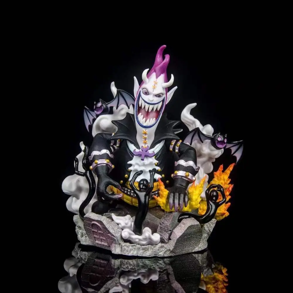 

Anime Peripheral ONE PIECE GK Q Edition Oka Shichibukai Gekko Moria Statue PVC Action Figure Collectible Model Toy Boxed