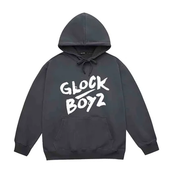 خريف شتاء جديد مطبوعة رسالة هوديي البلوز للرجال والنساء الأزواج الكورية نمط عصري عادية بسيطة 5