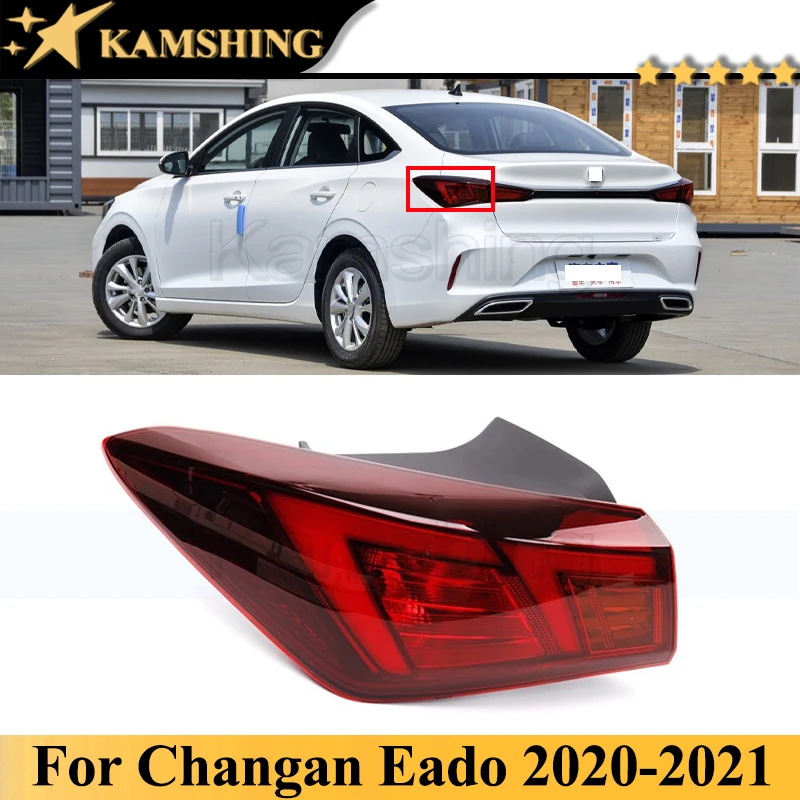 

Kamshing For Changan Eado Plus 2020 - 2021 Outer Rear Bumper Tail Light Lamp Taillights Taillamps Brake Light Stop Light