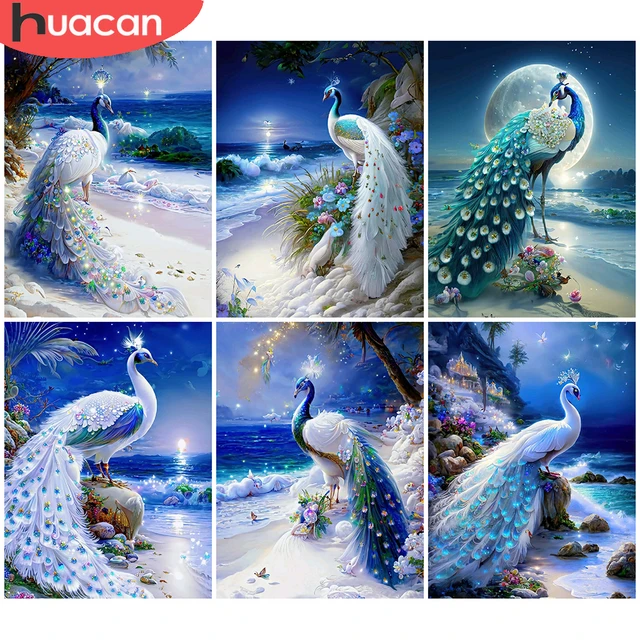 Huacan 5d Diy Diamond Painting Mosaic Easter Egg Full Square/round