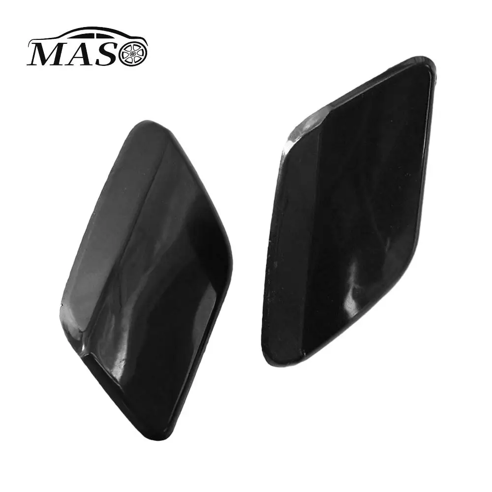Front Bumper Headlight Lamp Spray Washer Nozzle Cover Left Right 1 Pair 39802699 39802681 For Volvo S60 2011-2013
