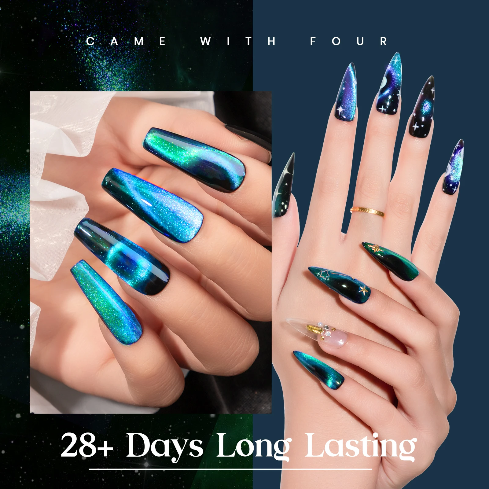 MIZHSE 10ML 9D Cat Eye Gel Nail Polish Magnet Soak Off UV LED Nail Gel For Nail Arts Semi Permanent Magnetic Powder Varnish 3
