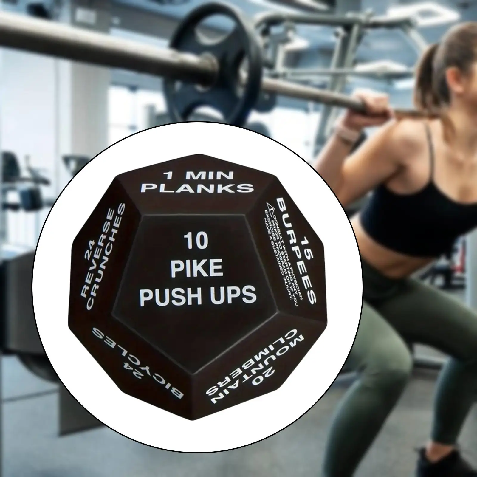 Bodyweight Training Dice Cardio Workout Game Dice for Men Women Home Gym