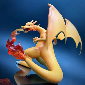 Pokemon Figure 11cm Dragonite Figure Pet Animal Genie Spitfire Charizard mega X Figurine Pvc Model Room Decora Toys Christmas Fo 5