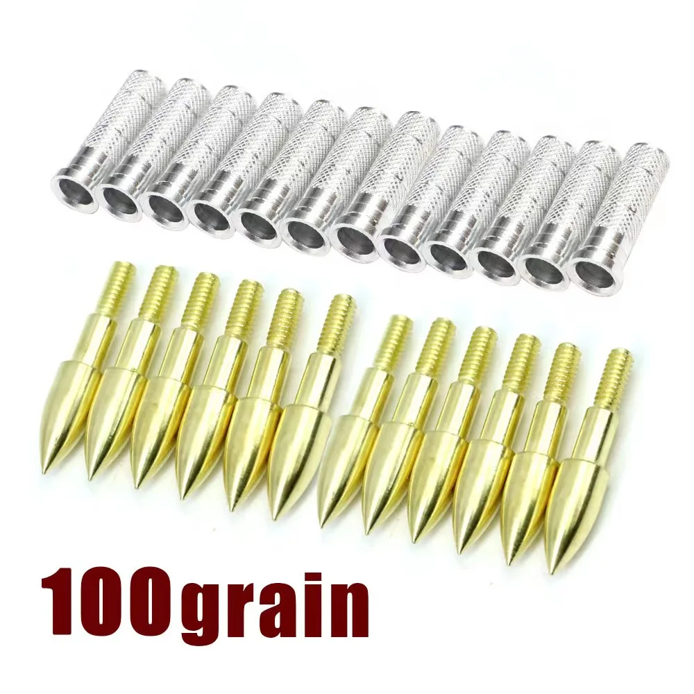 24pcs Replaceable Arrow Head Archery Broadhead Arrow DIY Accessory for Recurve Compound Bow Hunting Shooting