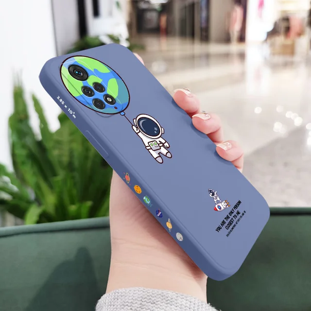 Travel Around Space Phone Case For Xiaomi Redmi Note 11 11S 11T 10 10A 10T 10S 9T 9 8 7 Pro Plus 10C 9A 9C 9T 4G 5G Cover Light Blue 1