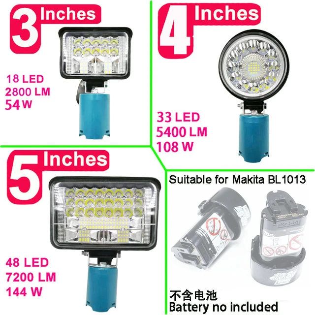 フラッドライト (S) LED マキタ バッテリー 互換 14.4-18V B
