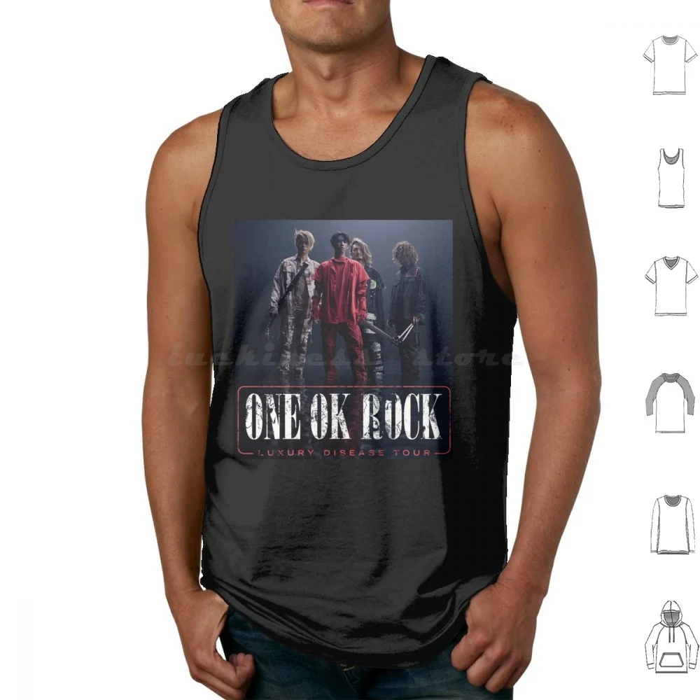 

One Ok Rock Tank Tops Print Cotton Band One Ok Music Japan One Ok Tour Japanese Japanese Band Japanese One Ok Taka Ryota