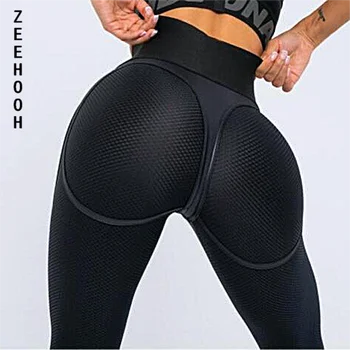 Pantaloni da donna Leggings da palestra Design a rete ultrasottile Collant sportivi da yoga Pantaloni sportivi da jogging fitness a vita alta