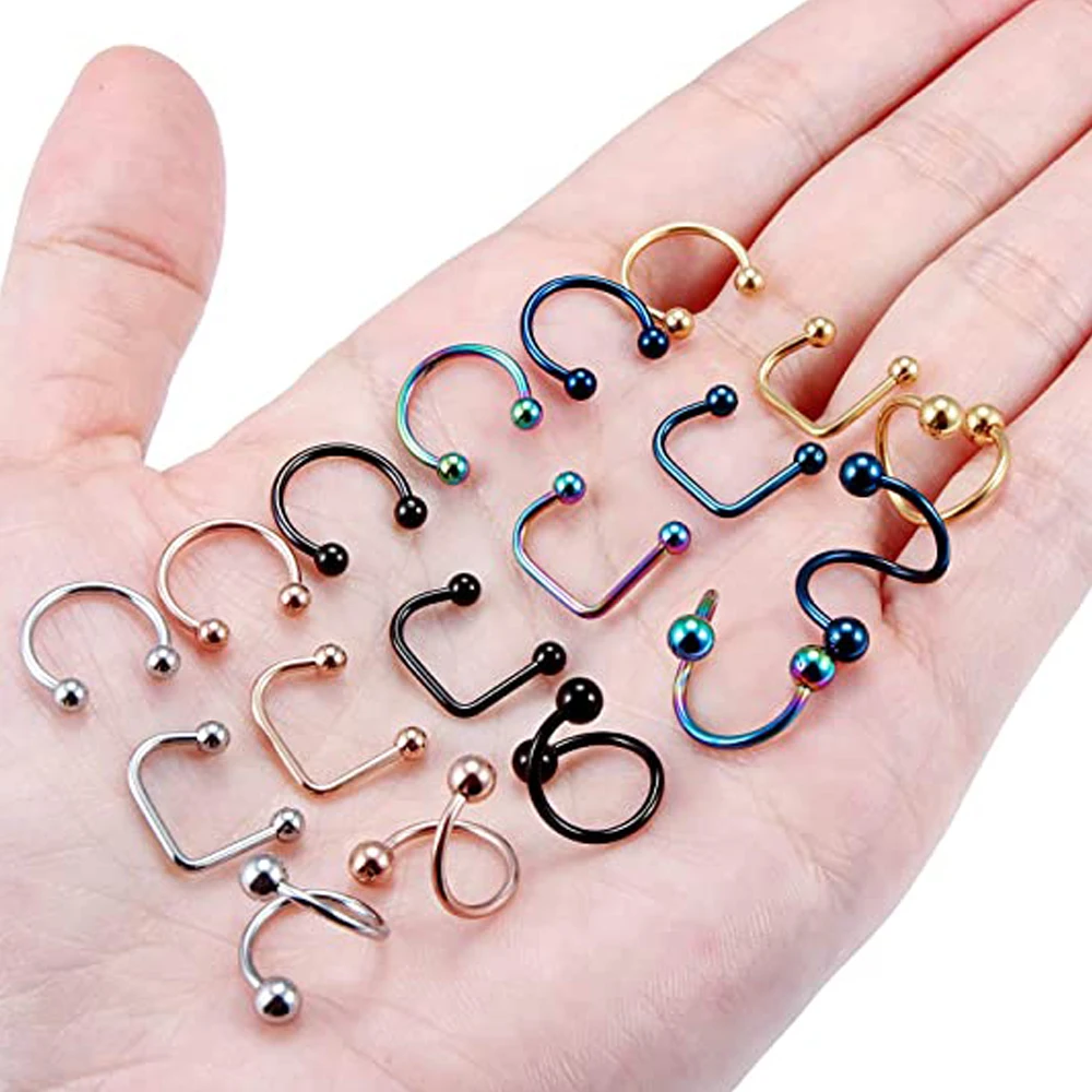 Snake Bites Hoops Piercing