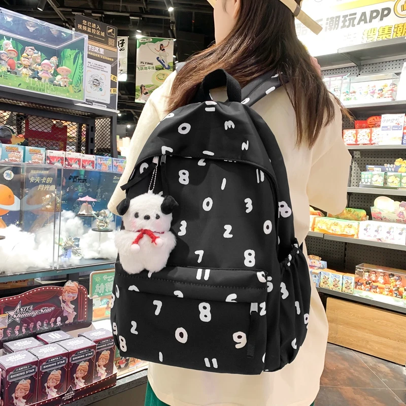 New Waterproof Nylon Women Backpack Female Travel Bag Backpacks Schoolbag for Teenage Girls Solid Color Bookbag Mochila Bookbag