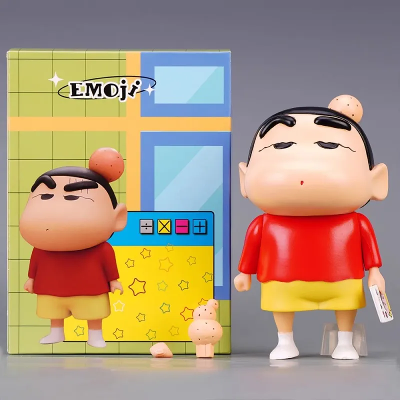 

Crayon Shin-chan Аниме Фигурка Shinnosuke nohama Kawaii автомобиль настольное украшение статуя экшн фигурка кукла модель игрушка подарок