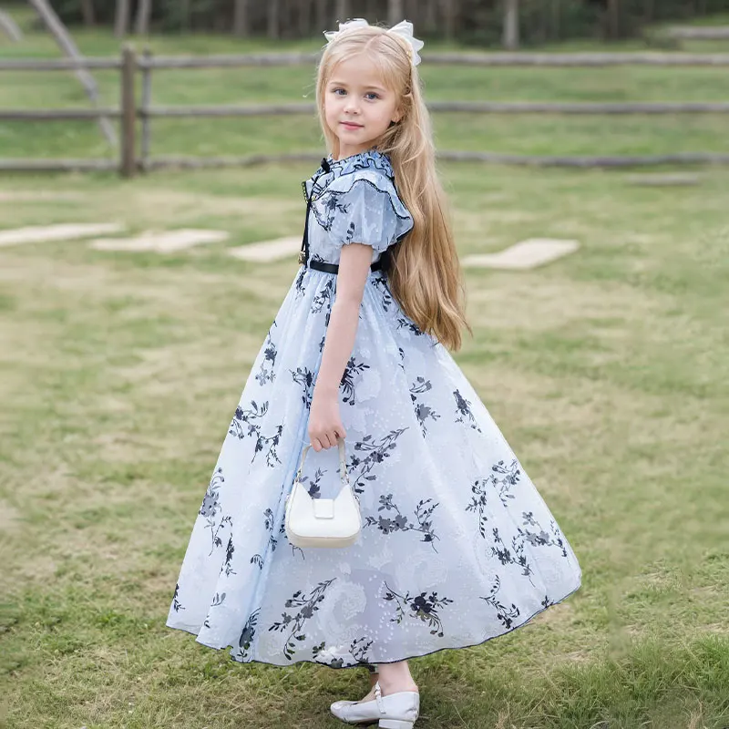 2025 Summer Girls' Floral Dress