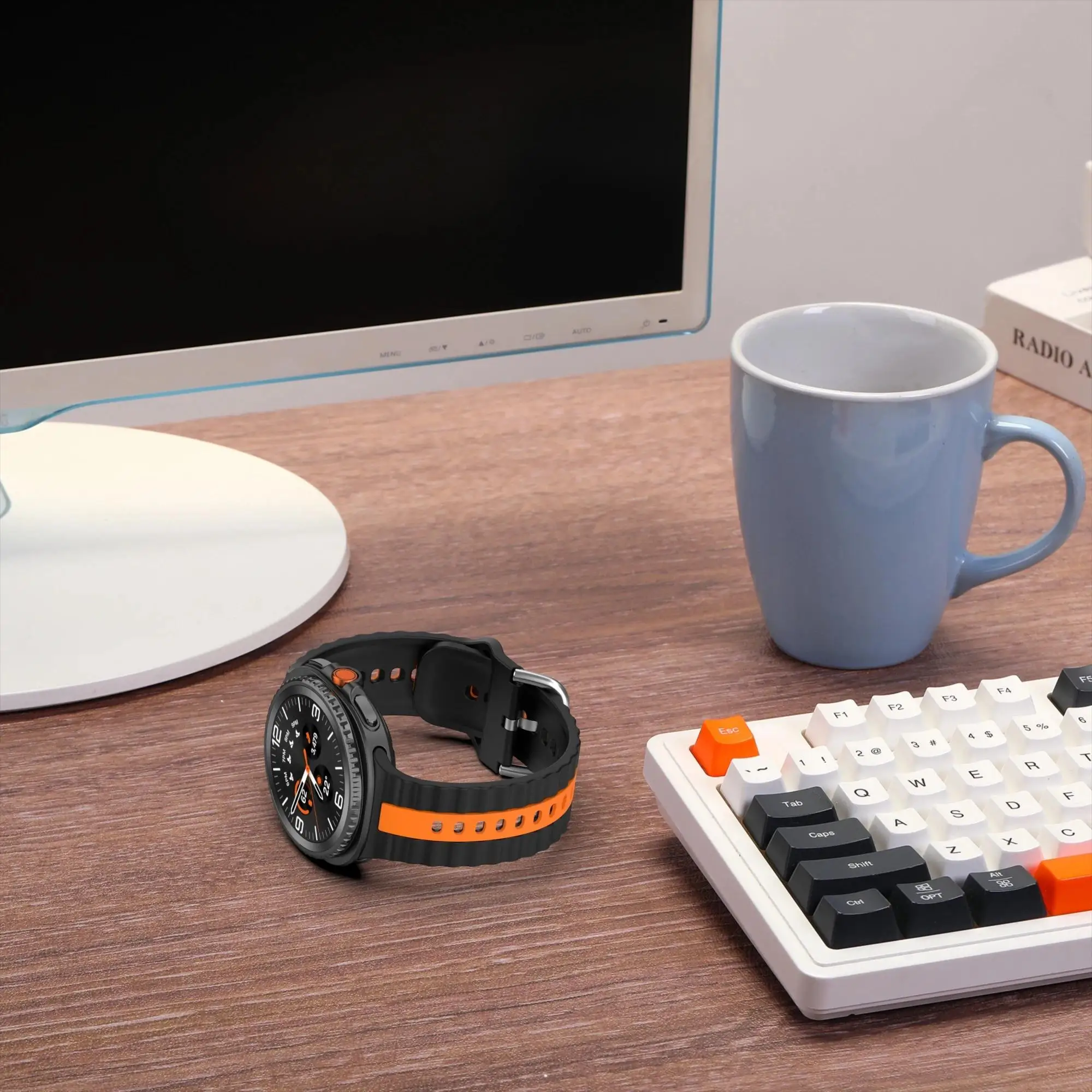 Breathable Sports Silicone Strap for Smartwatches - Quick Release Wristband Accessory