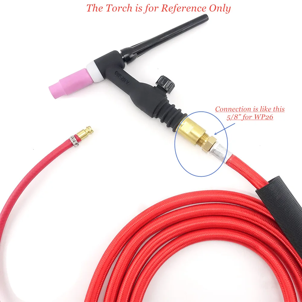 RIVERWELD TIG Torch Fitting – 3/8-24UNF Cable Connector For WP17 Torch, Pack Of 2 - View #4