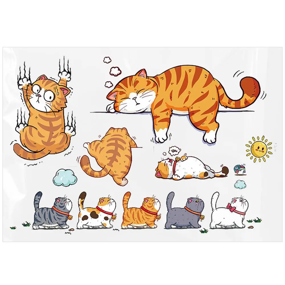 car decal bumper sticker Self-Adhesive Funny Cat Sticker Waterproof Accessories for Car Truck Window Bumper Decals