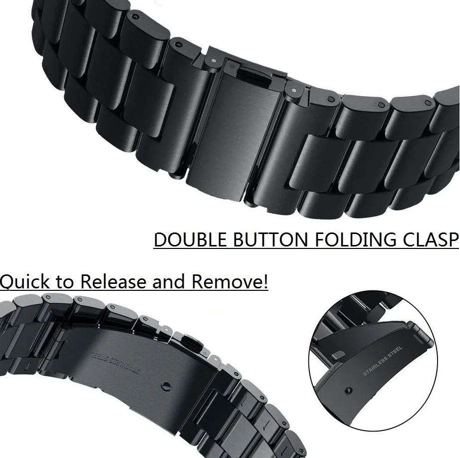 Stainless Steel Metal Bracelet Replacement Watchband