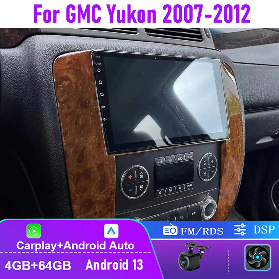 thumbnail image 2 of For Chevy Silverado GMC Sierra 2007-2014 Android 13 Carplay 8'' Car Radio Stereo 2 of 14