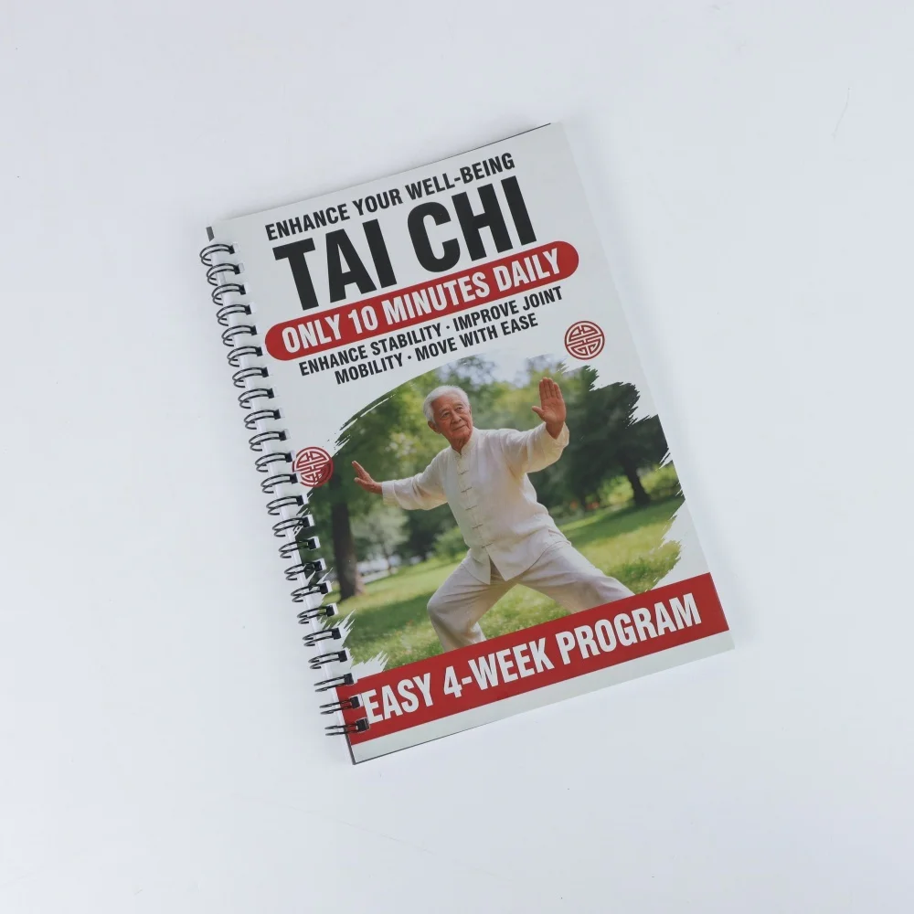 4주 태극권 훈련 플래너: 웰빙 증진을 위한 피트니스 핸드북 및 정리 도구, 노인 피트니스 애호가에게 이상적