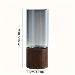 Elegant Retro Glass Vase for Living Room Table Decoration (M-1)