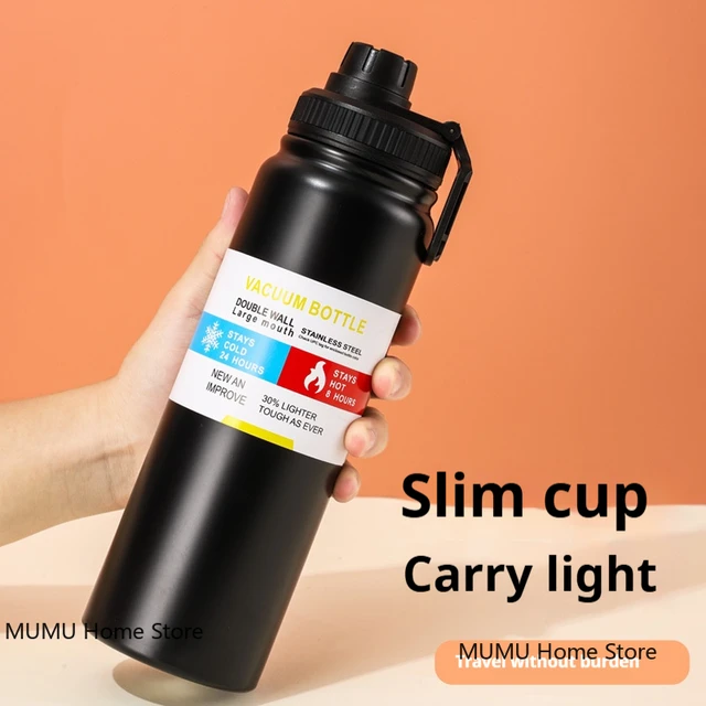 600/800/1000ML Outdoor Thermos Water Bottle Stainless Steel Insulated Cup Keeps Cold and Heat Thermal Mug Travel Vacuum Flasks 4