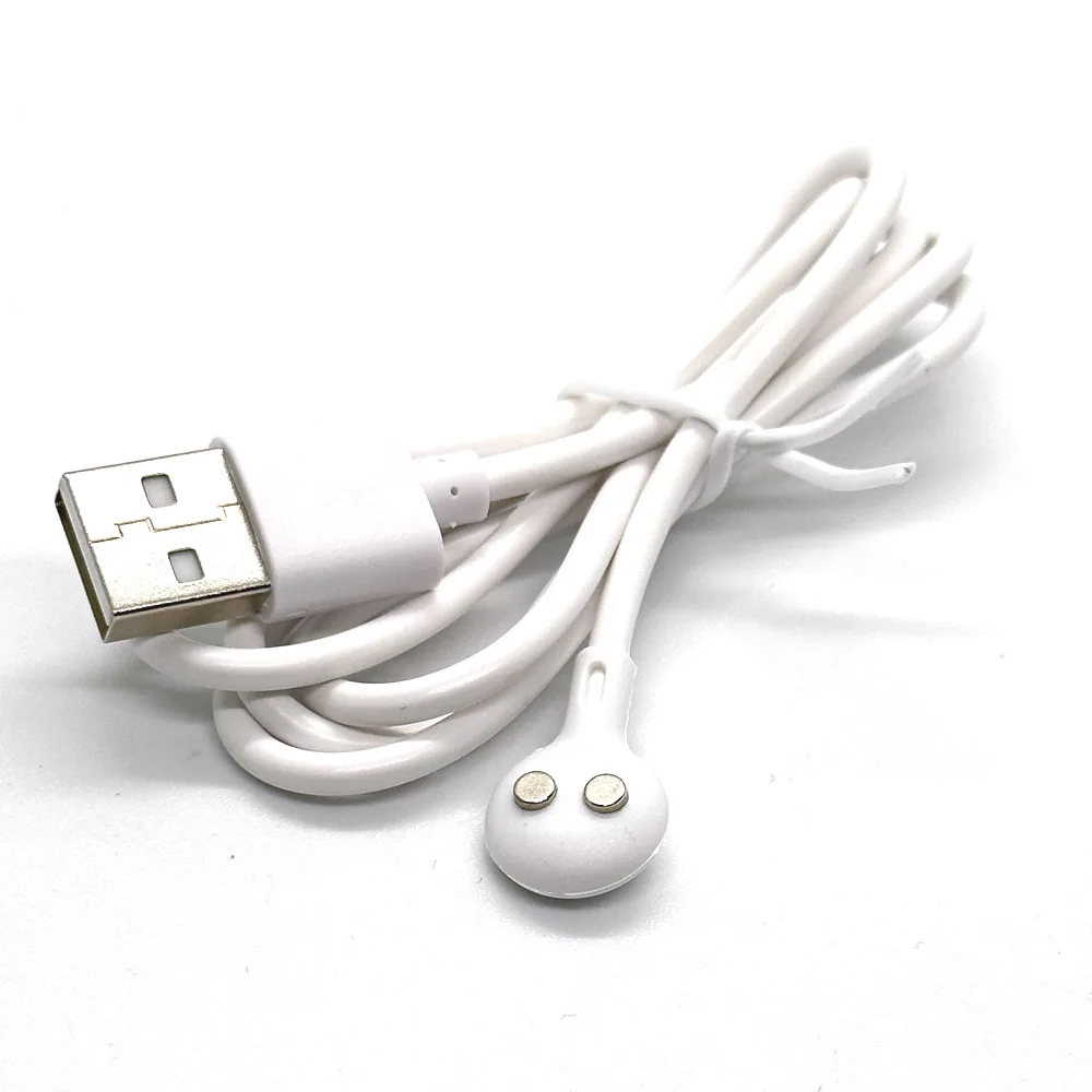 USB Charging Cable 1pcs 2Pin Magnetic 80cm for Beauty instrument