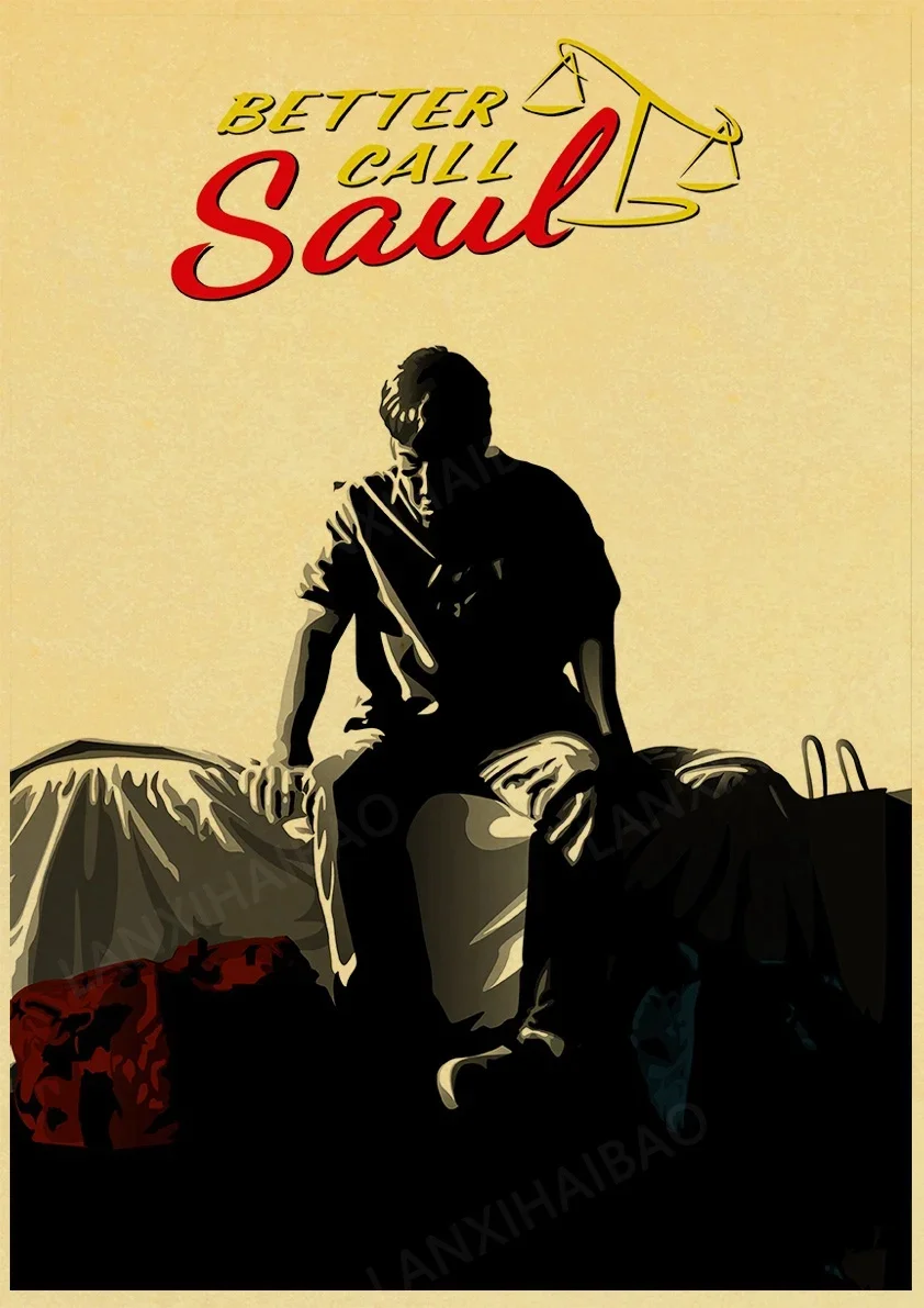 thumbnail image 1 of Pósteres de películas clásicas Póster de Better Call Saul Arte de pared retro Decoración de habitación Arte para el hogar Impresiones para la sala de estar, 1 of 5