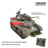 1/16 RC Tank U.S. M5A1 Stuart Light Tank Model 2.4G Military Vehicle Remote Control Crawler Tanks with Sound and Light Toy Boy 3