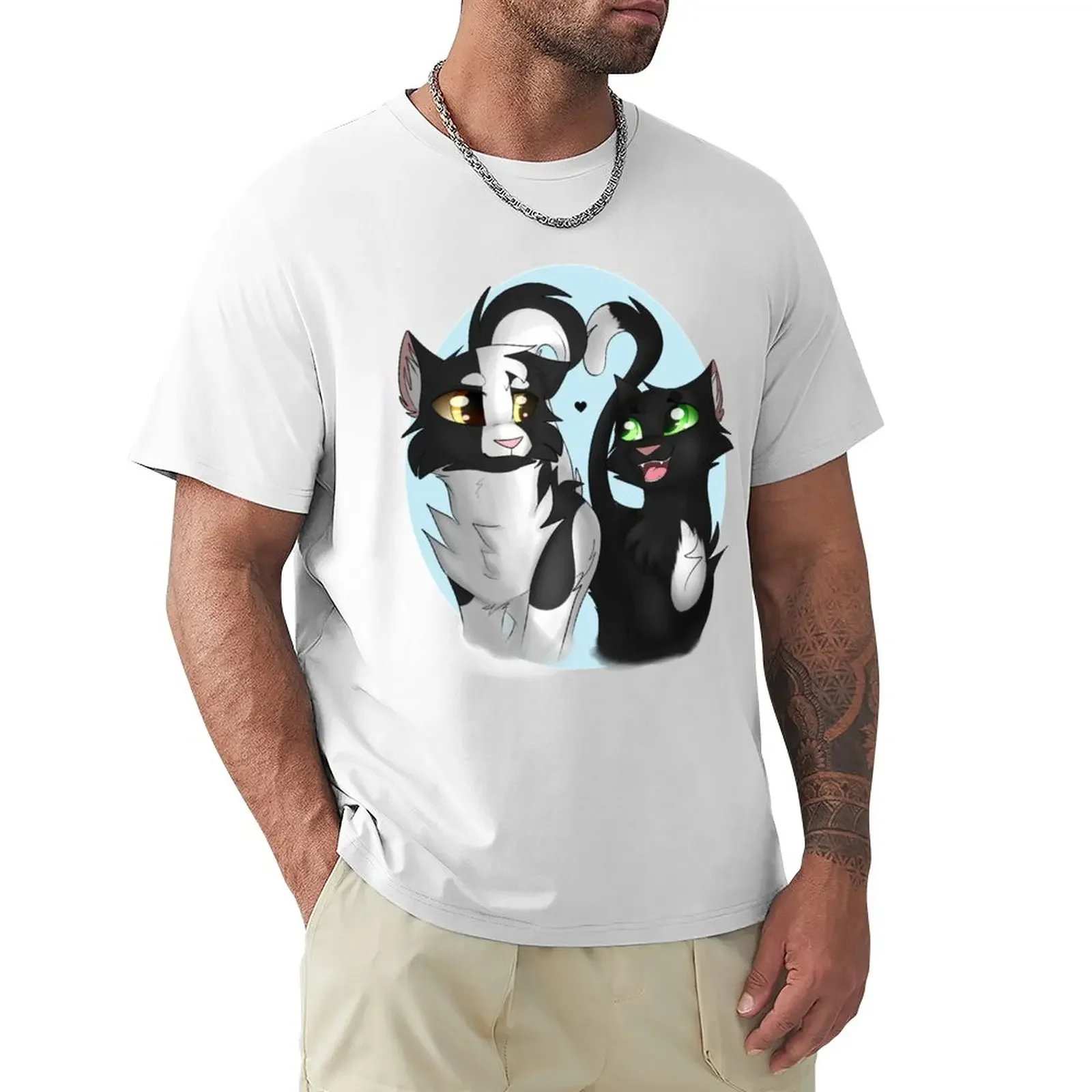 

Ravenpaw & Barley T-Shirt plain anime clothes mens champion t shirts