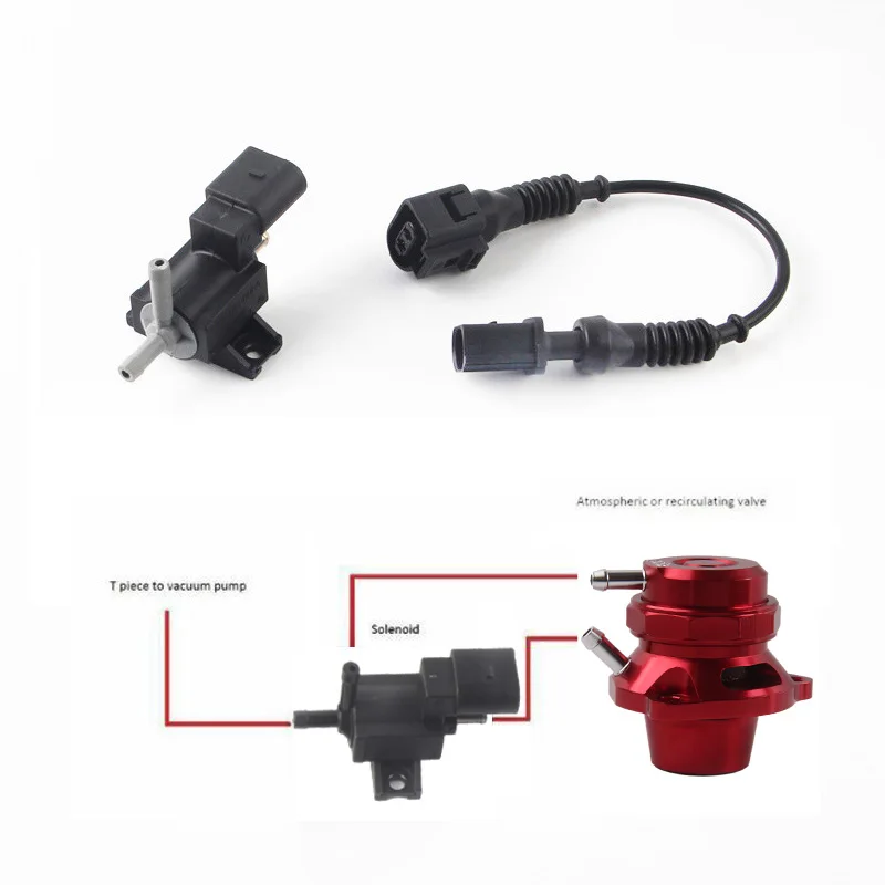 Фото BOV турбо выдувной клапан подходит для Audi и VW 1,8 и 2,0 TSI ea888 710D mk7 №4