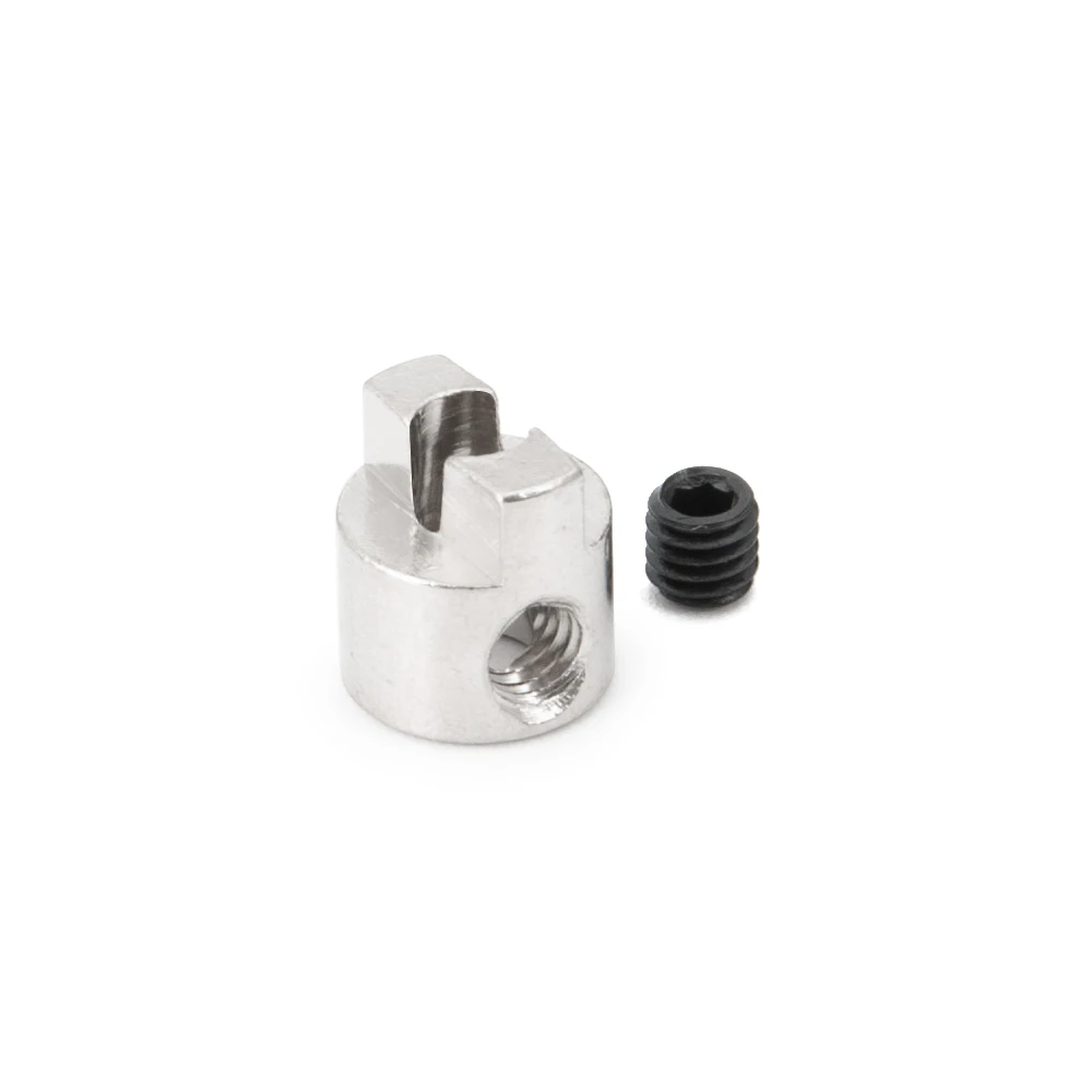 MIBIDAO 1/2/5 Stück Edelstahl 3 mm/4 mm/5 mm Antriebshund Welle Krückenverbinder Paddelgabel für RC-Elektroboot-Zubehör – Detail 7