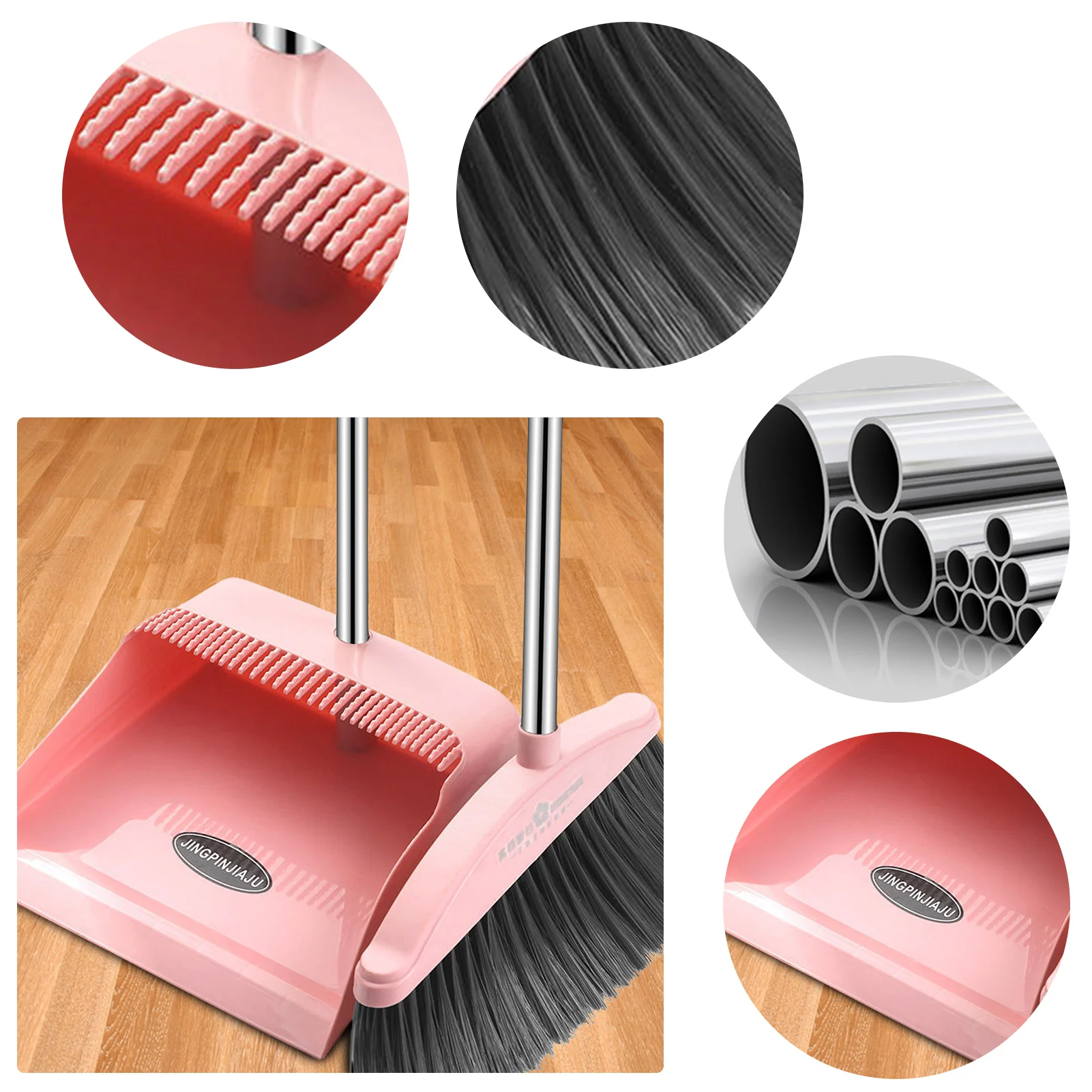 Scopa e paletta Set paletta spazzola per la pulizia polvere spazzatrice  magica pavimento toilette prodotti per