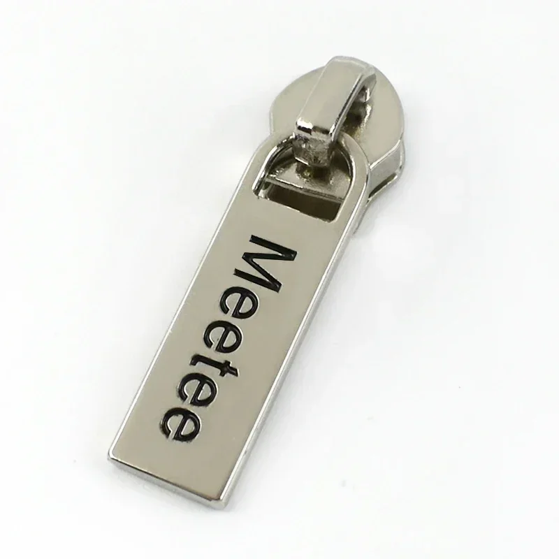 Silver Nylon Zipper Puller Repair Kit – Versatile Hardware Accessories for Jackets, Pockets, and Handbags