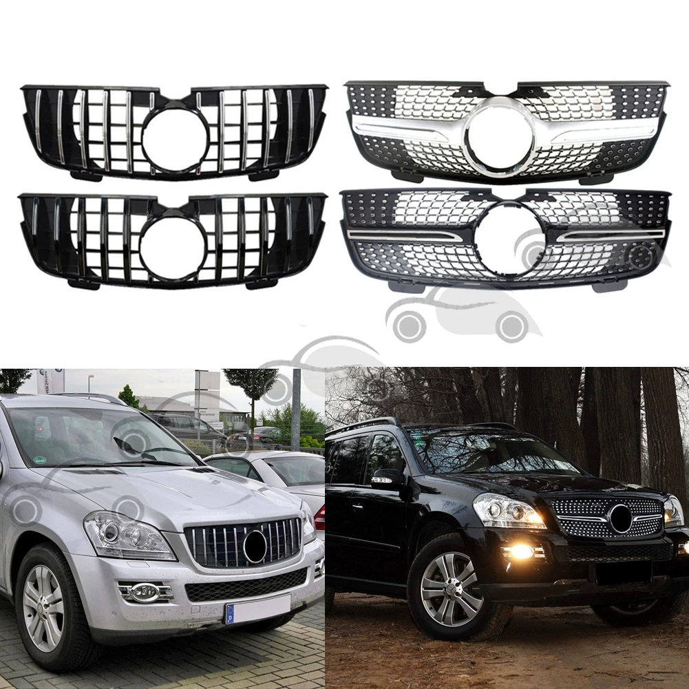 Parrilla delantera de carreras Facelilft, parrillas superiores para mercedes benz X164 clase GL Parrilla delantera de carreras Facelilft, parrillas superiores para mercedes benz X164 clase GL