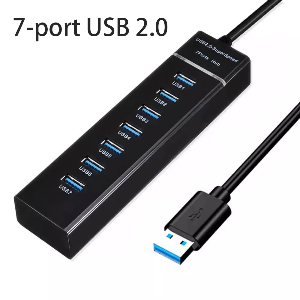 USB 3.0 2.0 HUB كابل الفاصل USB القرص لوحة المفاتي...