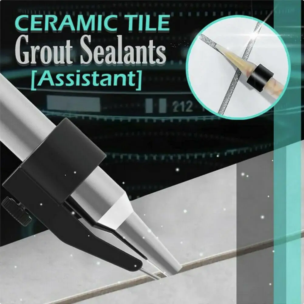 Multifunctional Plastic Floor Tile Grout Sealants Assistant Glue Nozzle Fixed Locator Auxiliary Construction Home Repair Tool