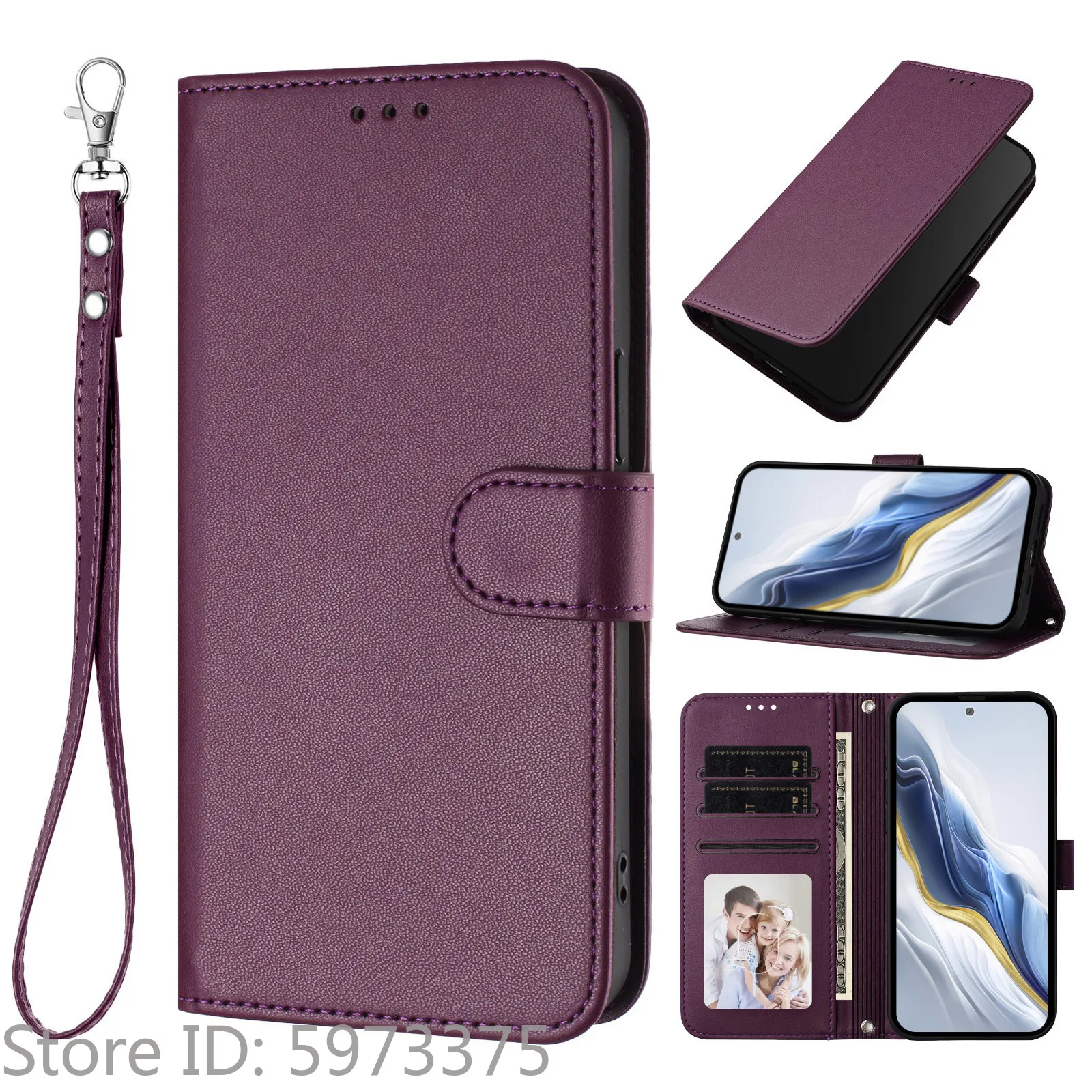Classic Embossed Leather Flip Wallet Case for Realme 16 Pro Plus 5G