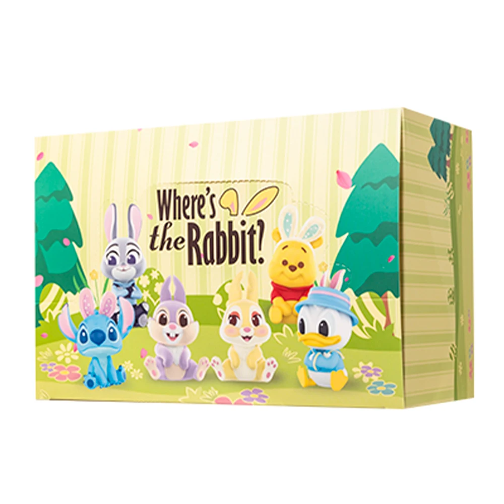Disney Anime Character Model Minio & Disney Dove Si Trova La Serie Rabbit Blind Box Judy Stitzer Action Desktop Doll Holiday Gift