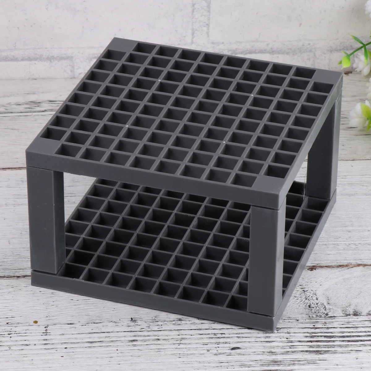 

2PCS 96 Hole Brush Holder Desk Stand Organizer Holding Rack for Pens Colored Pencils Pens Organizing